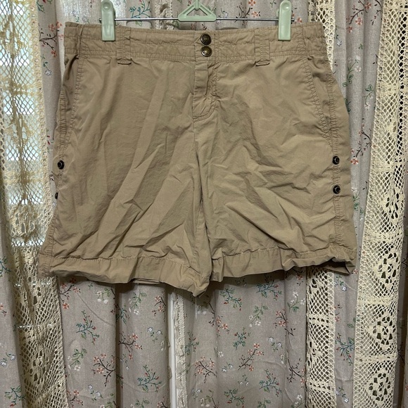 GAP Adjustable Length Flat front Pockets Utility Shorts 6 - Picture 1 of 5